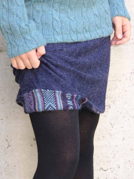 Falda-de-punto-corta-para-mujer