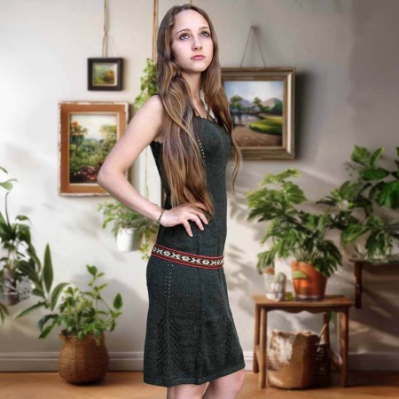 Slow-fashion-elegancia-de-los-vestidos-tejidos