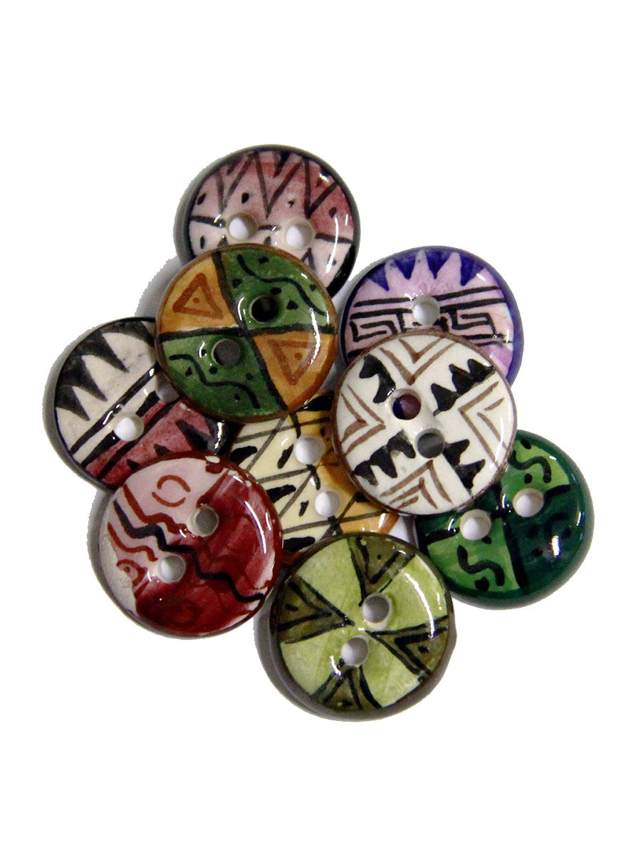 Botones hechos a mano