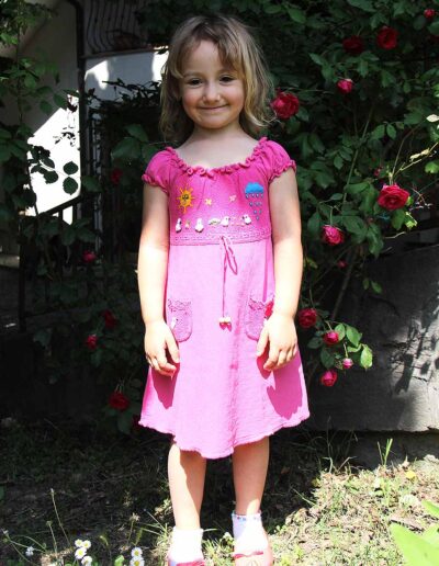 Vestido algodon niña