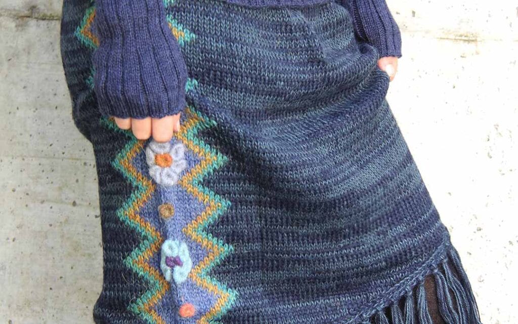 Falda de punto de invierno Falda de punto de invierno